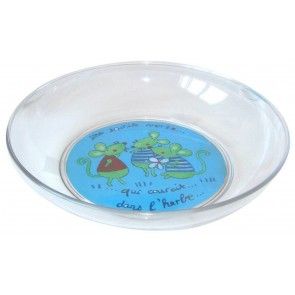 Assiette souris verte