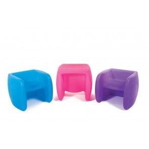 Fauteuils cubes réversibles