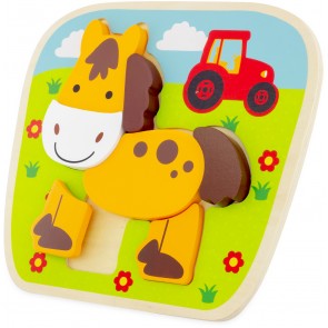 Puzzle rélief cheval