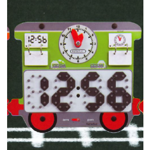 Jeu mural Wagon l'horloge