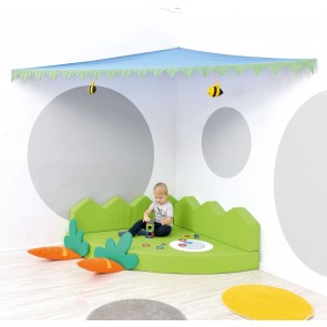 Coin en mousse le jardin