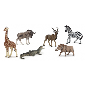 Assortiment les animaux de la savane