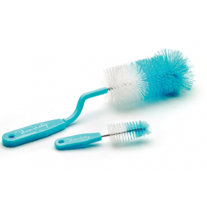 Goupillons rotatifs Anti rayures Comprend : 1 brosse à biberons 1 brosse à tétines