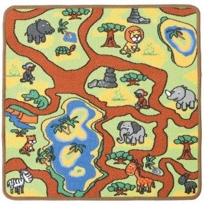 Tapis pour table d'activités La Jungle