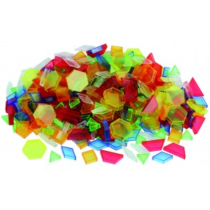 Lot de 180 pièces de blocs translucides