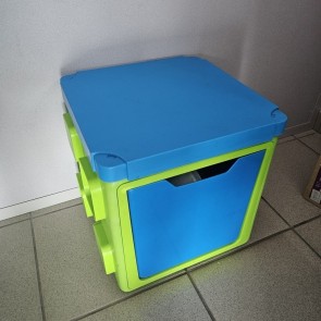 Boîte de rangement boxi Verte avec bac avec couvercle Offert -  seconde main