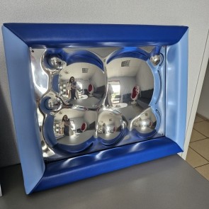 Miroir "les bulles" - Bleu seconde main