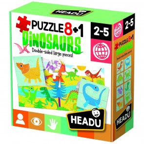 Puzzle 8 en 1 les dinosaures