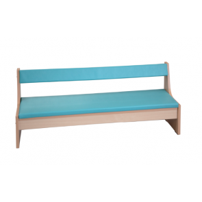 Banc avec dossier (sans mousse - option)