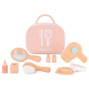 Kit beauté accessoires pour poupées en bois