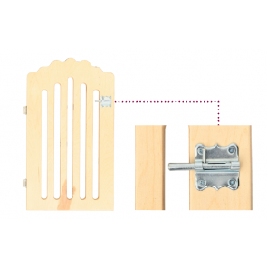 Portillon pour structure de motricité