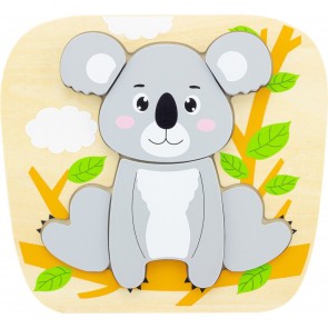 Puzzle relief animaux : koala