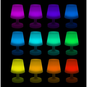 Lampe multicolore