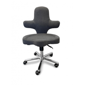 Siège ergonomique VARIO Tissus gris Assise réglable 3 hauteurs