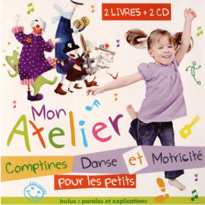 Comptines danse et motricité 2 livres et 2 CD