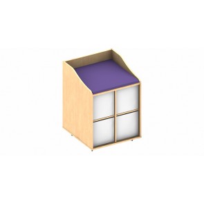 Meuble de déshabillage 4 casiers à porte