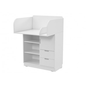 Meuble de change Quadro coloris blanc