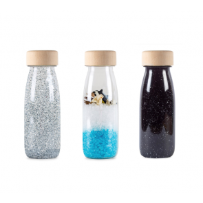 Bouteilles sensorielles Argent, Arctique, Noire