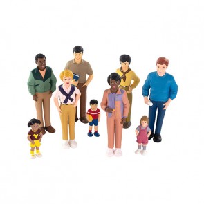 Les familles du monde -Assortiment de 9 figurines