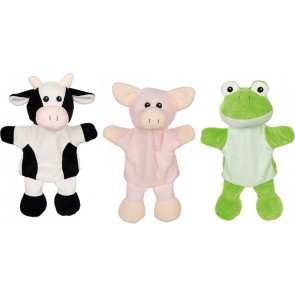 Marionnettes à pattes la ferme - Assortiment de 3
