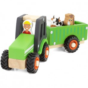 Tracteur et sa remorque