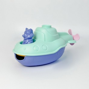 Le sous-marin transformable turquoise