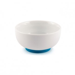 Bol porcelaine 20 cl base antidérapante bleu ou orange