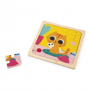 Puzzle 9 pièces Chat