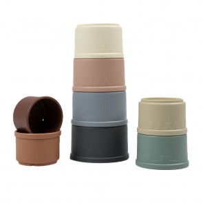 Gobelets empilables : jouet de bain