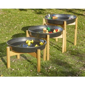 Trio bacs d'exploration en cascade