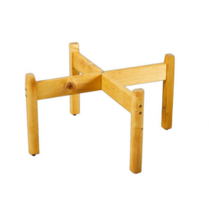 Support en bois pour plateau d'activités