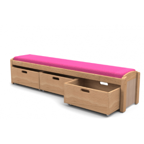 Banc simple avec bacs