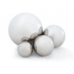 Boules sensorielles réfléchissants argent - Assortiment de 4