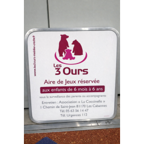 Panneaux d'information les 3 Ours - Panneau mural