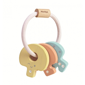 hochet clefs pastel