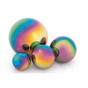 Boules sensorielles réfléchissants multicolor - Assortiment de 4