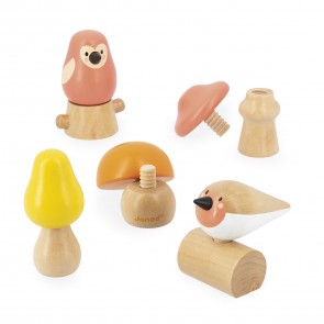Jeu à visser Oiseaux et champignons