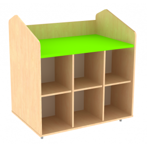 Configurables selon votre espace, ces meubles ont un revêtement enduit en mousse pratique et confortable, coloris suivant nuancier.