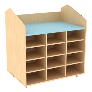 Meuble de déshabillage 12 petits casiers