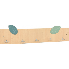Lisse à double-patères décors feuille