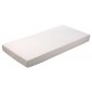 Drap housse, coloris blanc 120x60 cm