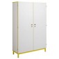 Armoire haute 2 portes battantes