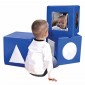 Cube miroir en mousse
