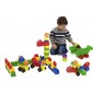 Blocs supers  96  pièces de grande taille avec boîte et personnages