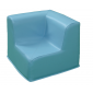 Chauffeuse d'angle 90° assise à 17 cm  - COLORIS à préciser