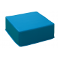Pouf carré ht.17 cm -  COLORIS à préciser