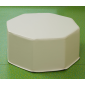 Pouf octogonal ht.25 cm  - COLORIS écru