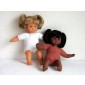 Poupée souple cheveux fille blanche 30 cm