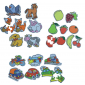 Silhouettes puzzle Le lot de 18 puzzles 3-5p