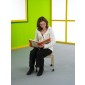 Tabouret en bois sur roulettes pour adulte T3